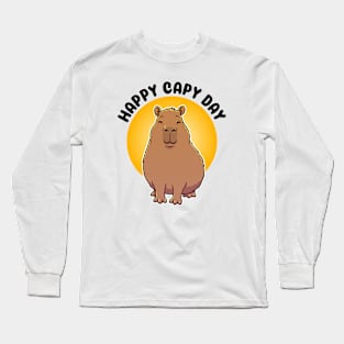 Happy Capy Day Long Sleeve T-Shirt